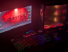 5700G B550M 500GB SSD MECHANICAL KEYBOARD 16GB 10 FAN CASE .